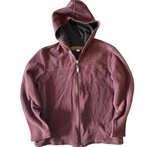Dakini Burgundy Full-Zip Hoodie – Size S